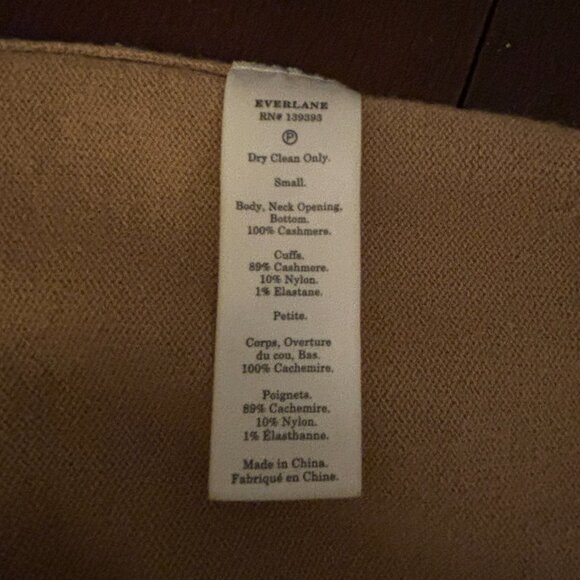 Everlane Mock Neck Sweater in Camel - Picture 4 of 4